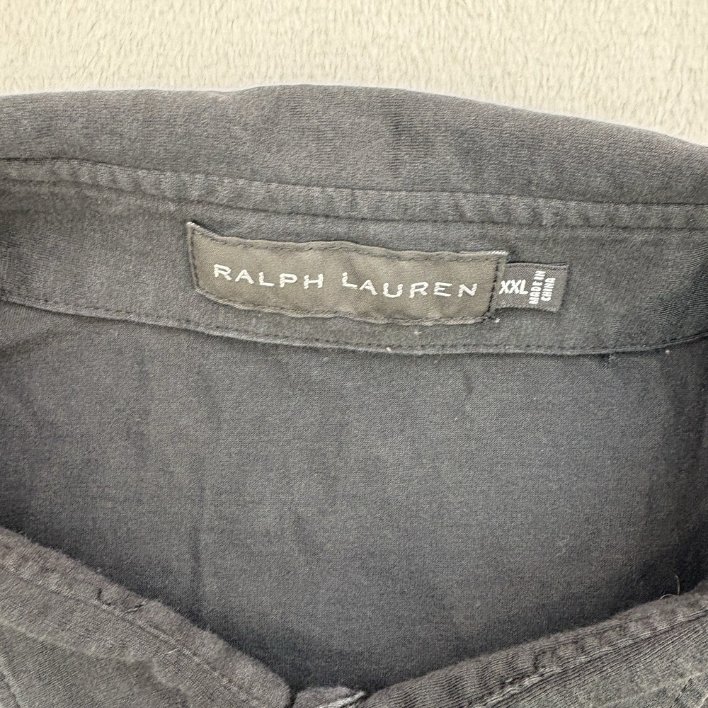 Ralph Lauren Polo Womens XXL Black Label Pockets Short Sleeve Collared Shirt - Picture 3 of 8